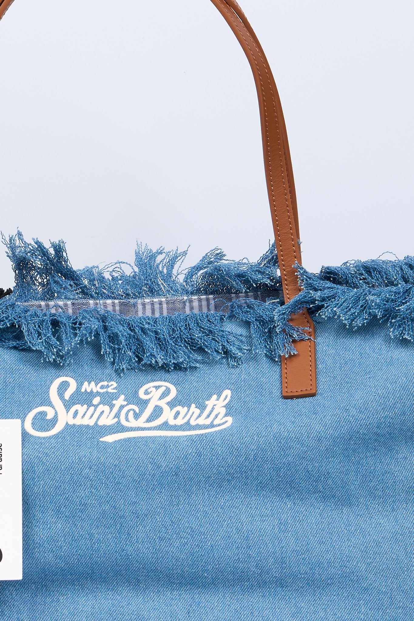 Mc2 saint barth City Bag Grande in Denim Donna-3