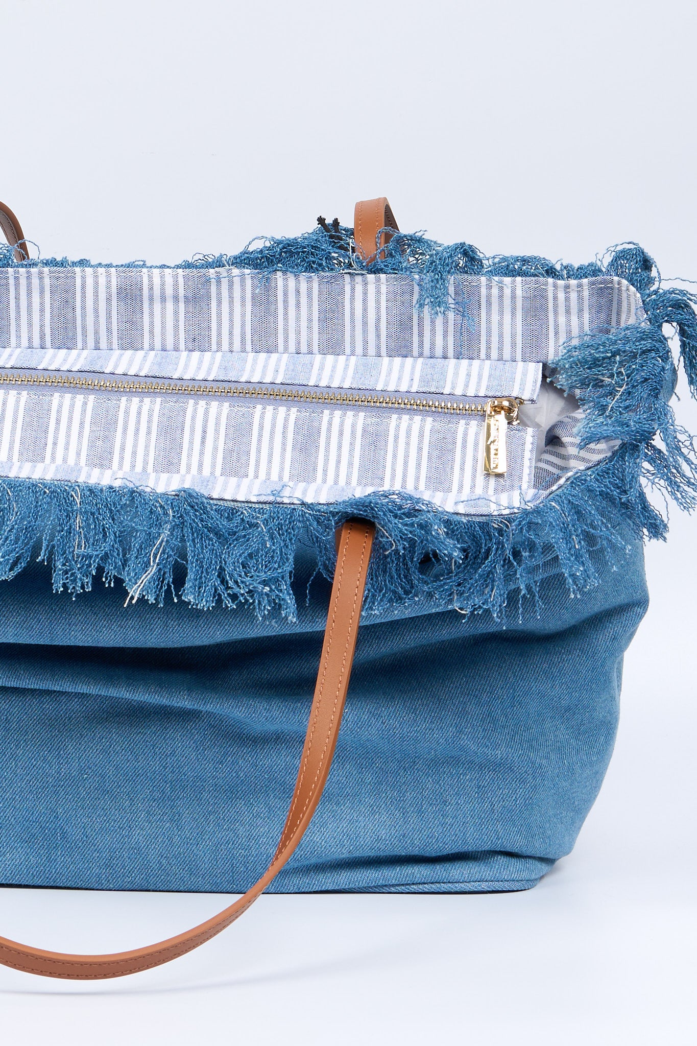 Mc2 saint barth City Bag Grande in Denim Donna-5