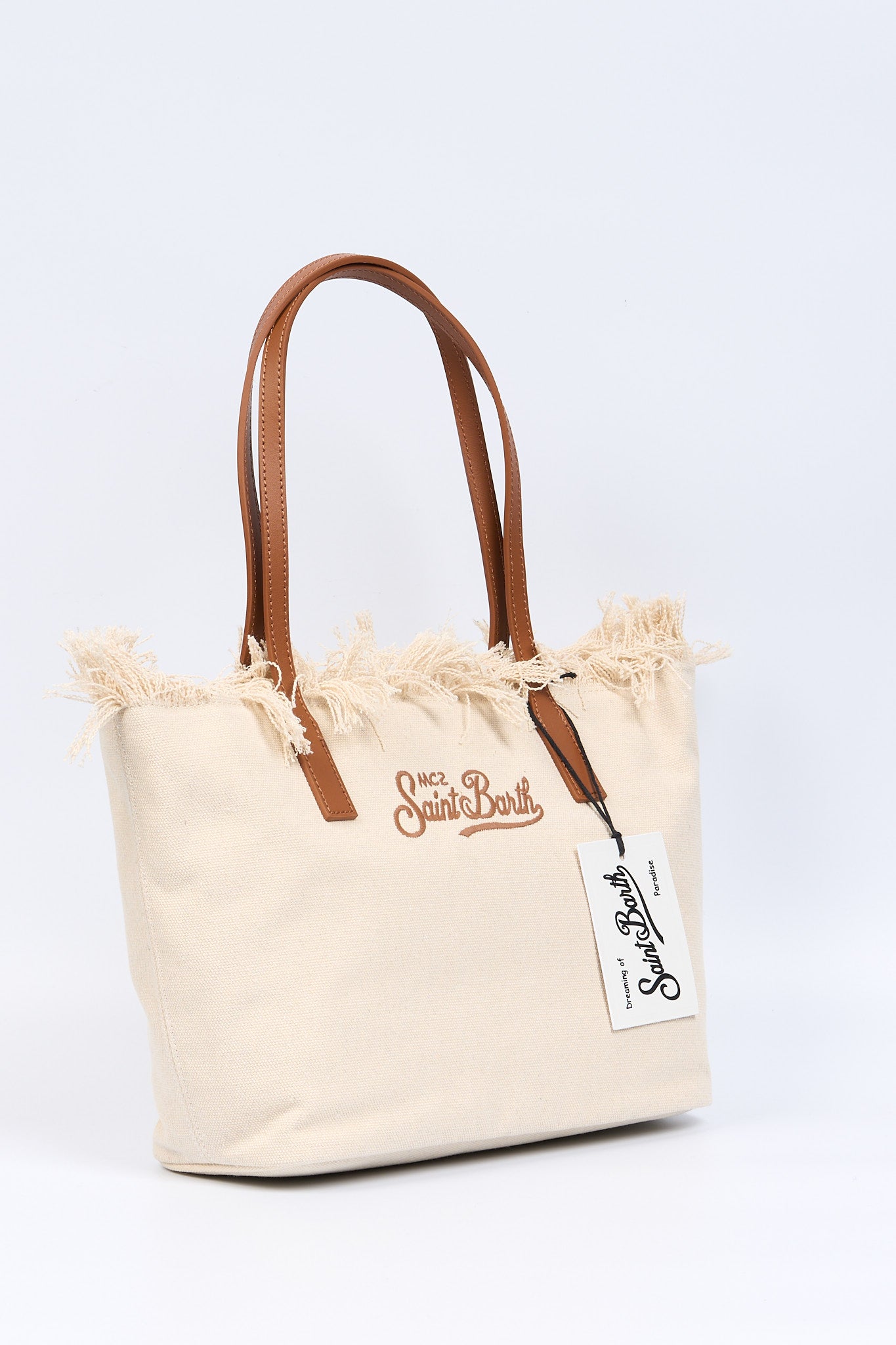 Mc2 saint barth City Bag Media Beige Donna-3