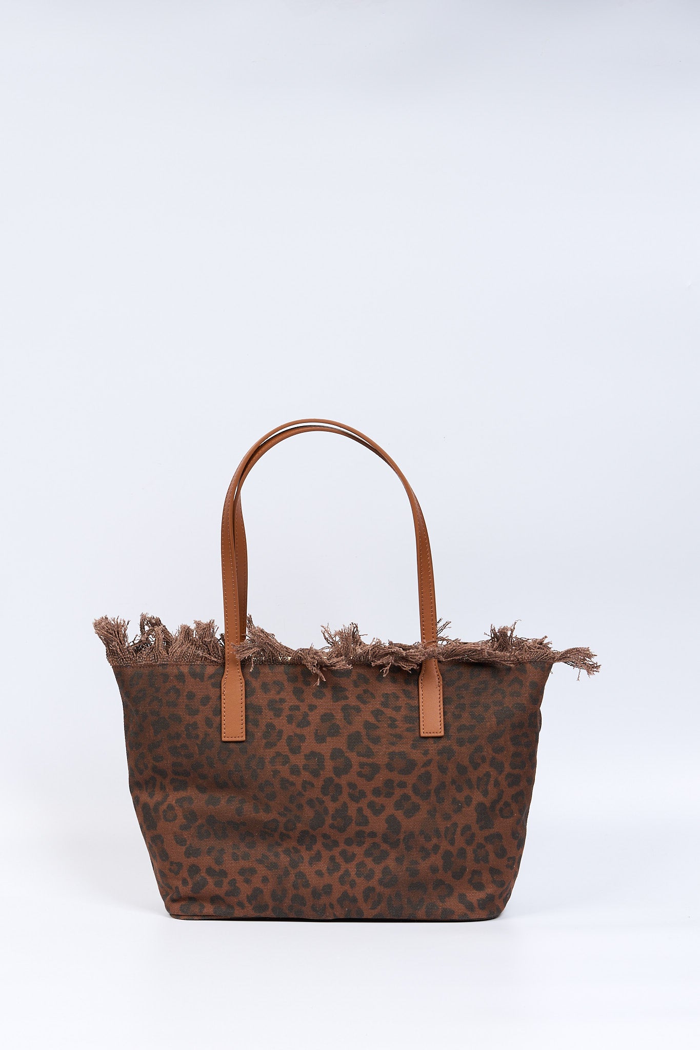 Mc2 saint barth City Bag Media Leopard Marrone Donna-4