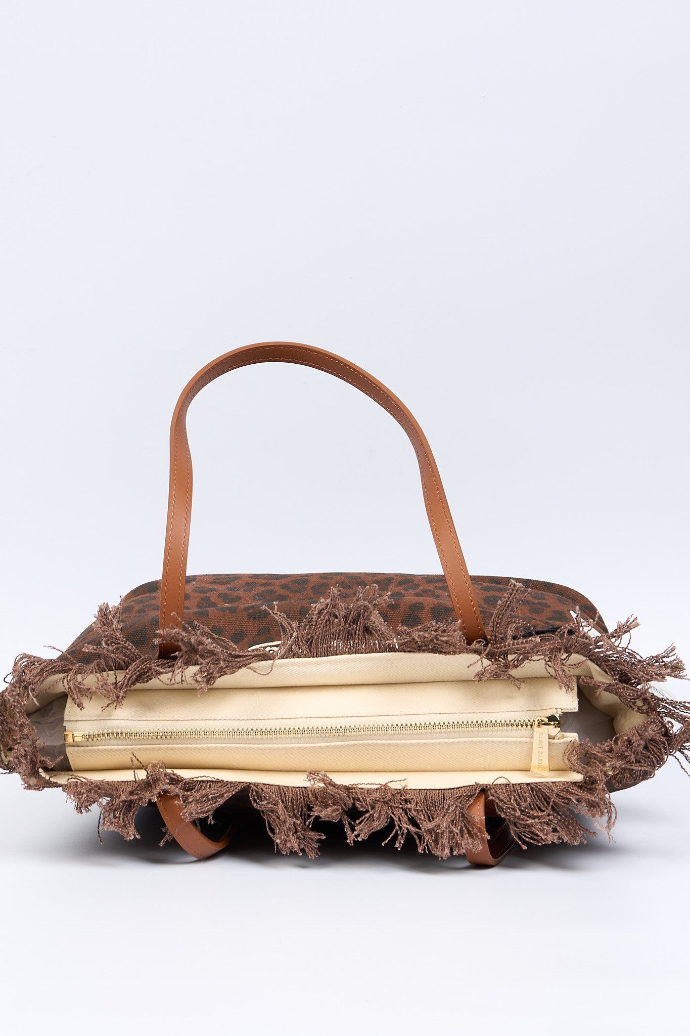 Mc2 saint barth City Bag Media Leopard Marrone Donna-5