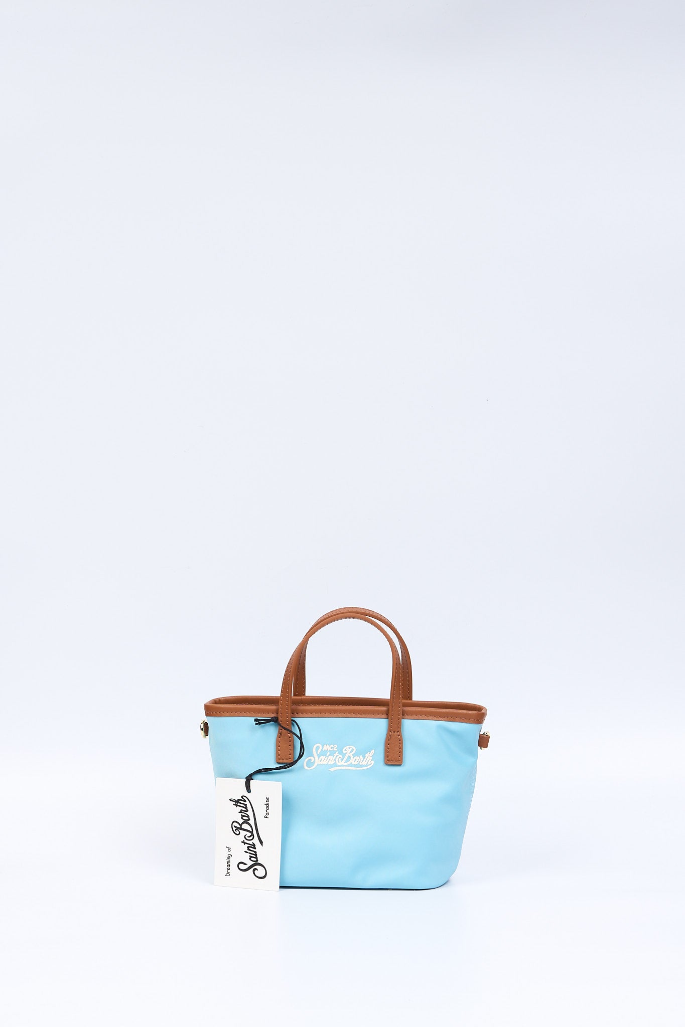 Mc2 saint barth City Bag Mini Nylon Azzurro Donna-1