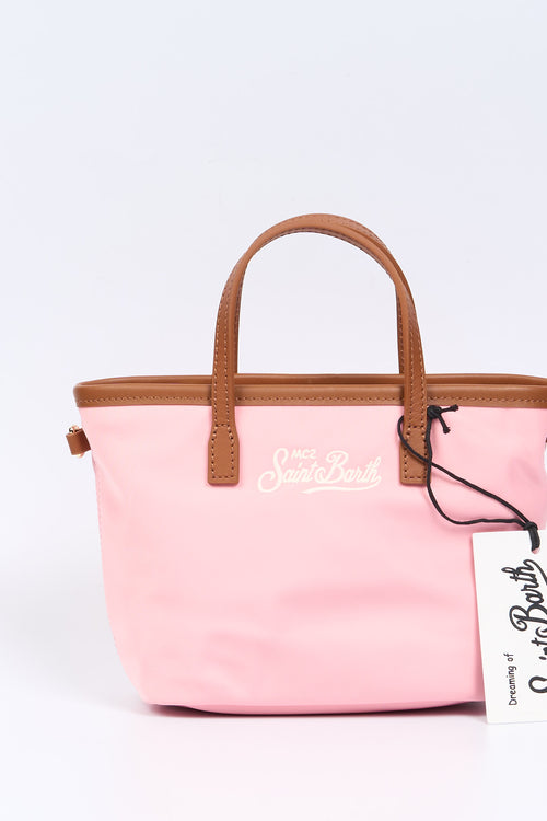 Mc2 saint barth City Bag Mini Nylon Rosa Donna-2