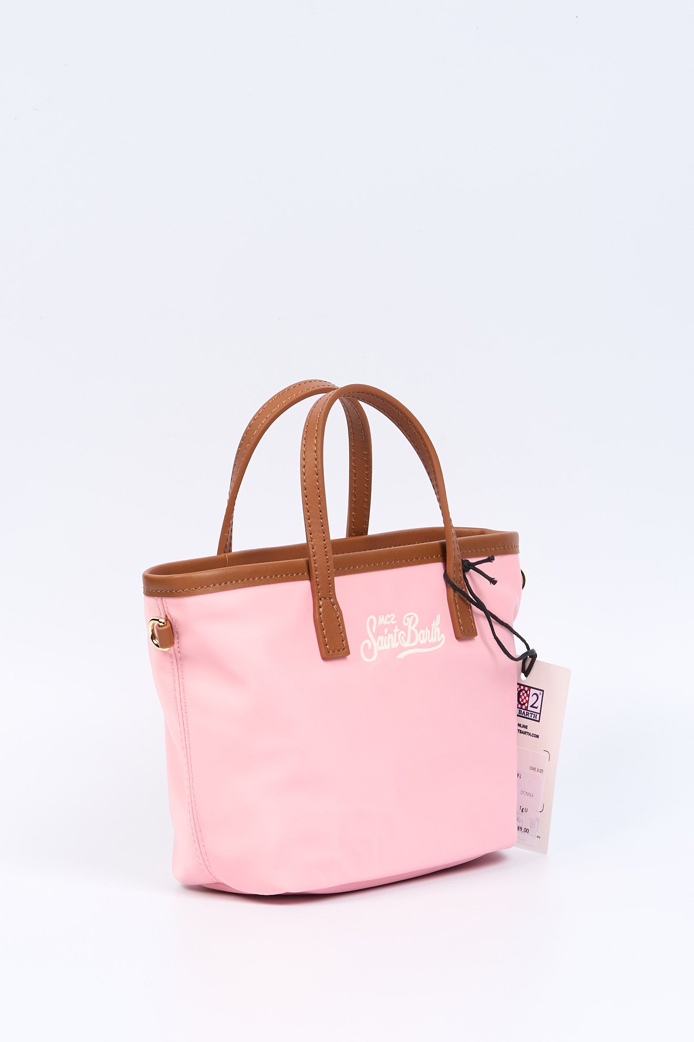 Mc2 saint barth City Bag Mini Nylon Rosa Donna-3