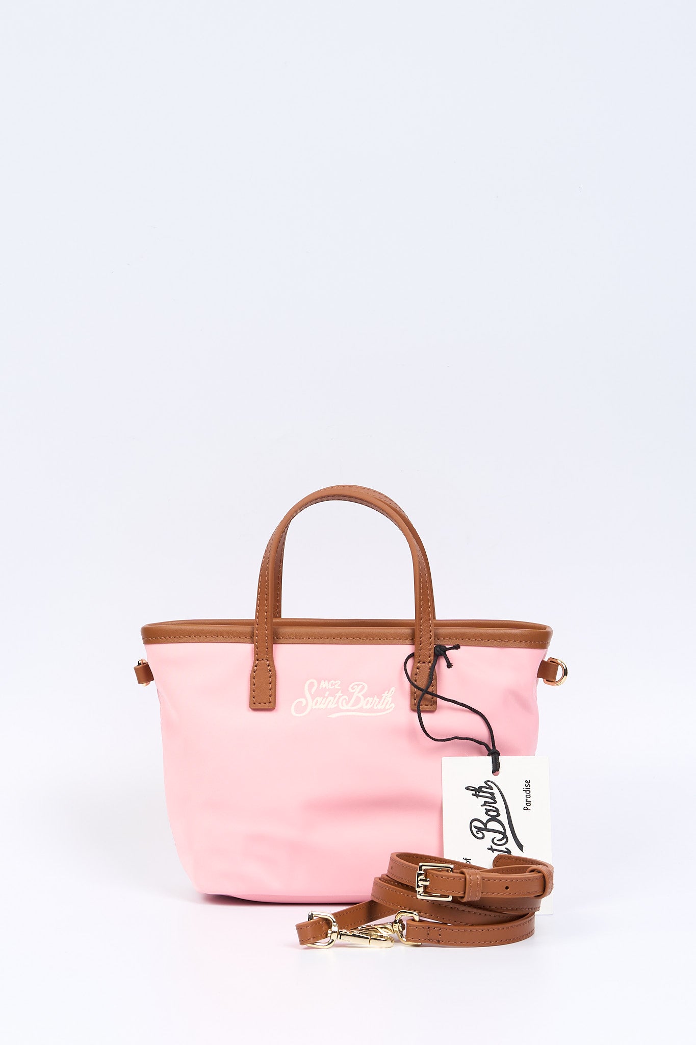 Mc2 saint barth City Bag Mini Nylon Rosa Donna-5
