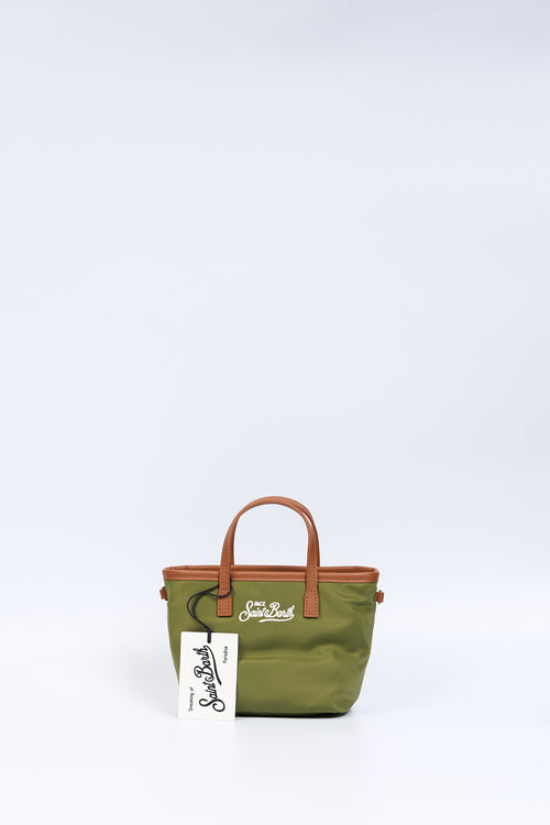 Mc2 saint barth City Bag Mini Nylon Verde Donna