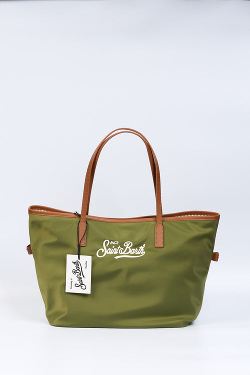 Mc2 saint barth City Bag Nylon Verde Donna