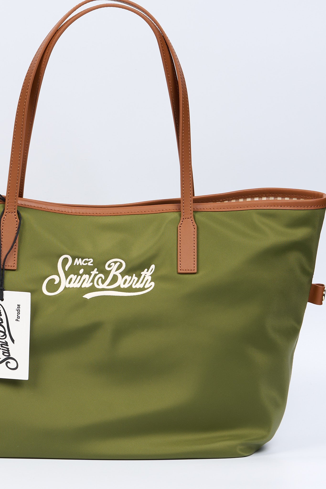 Mc2 saint barth City Bag Nylon Verde Donna-2