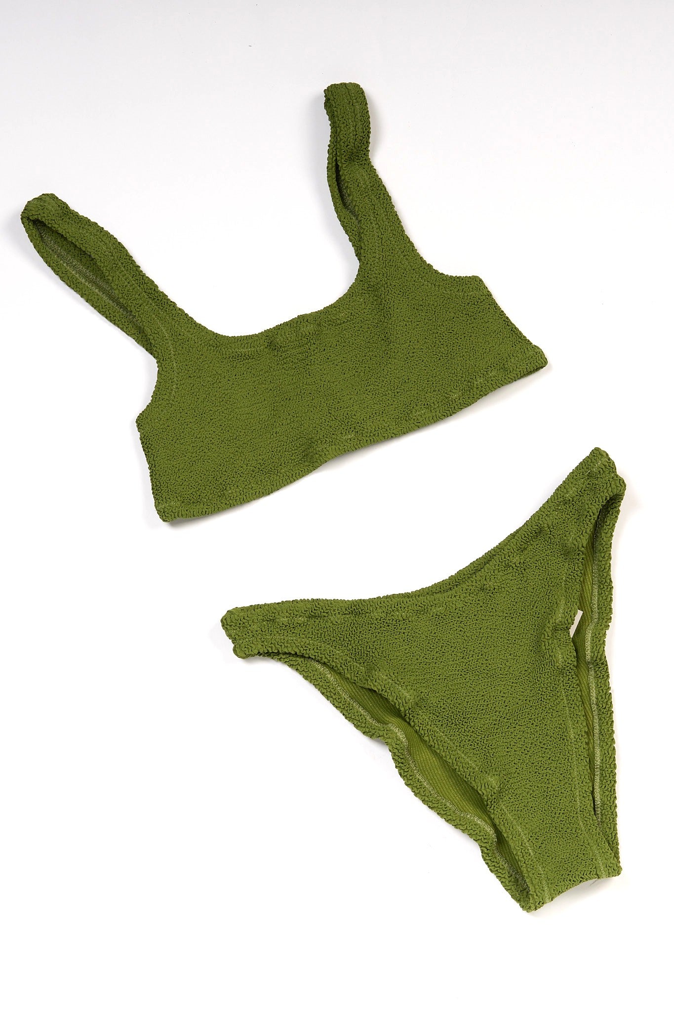 Mc2 saint barth Costume Bikini Spugna Verde Donna-1
