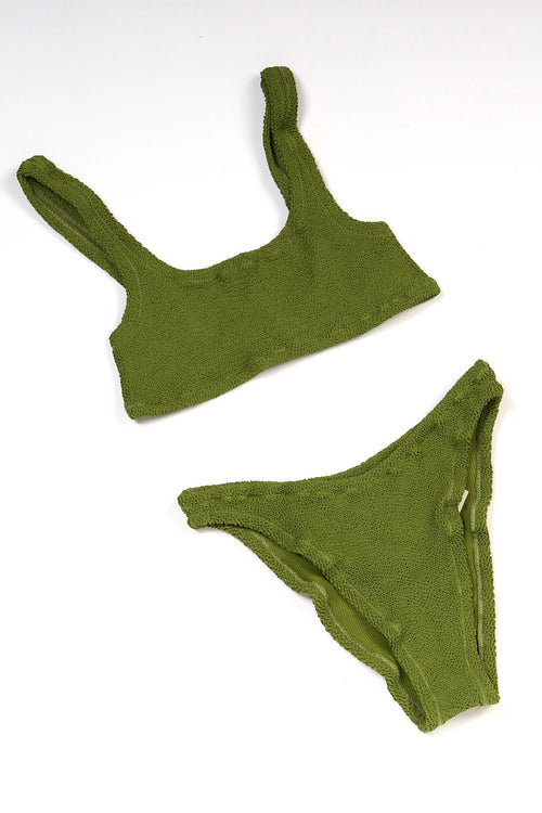 Mc2 saint barth Costume Bikini Spugna Verde Donna