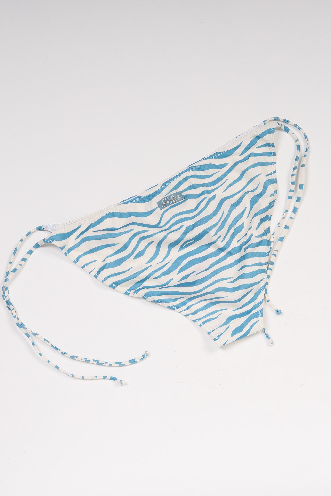 Mc2 saint barth Costume Bikini Zebra Bianco/azzurro Donna-3