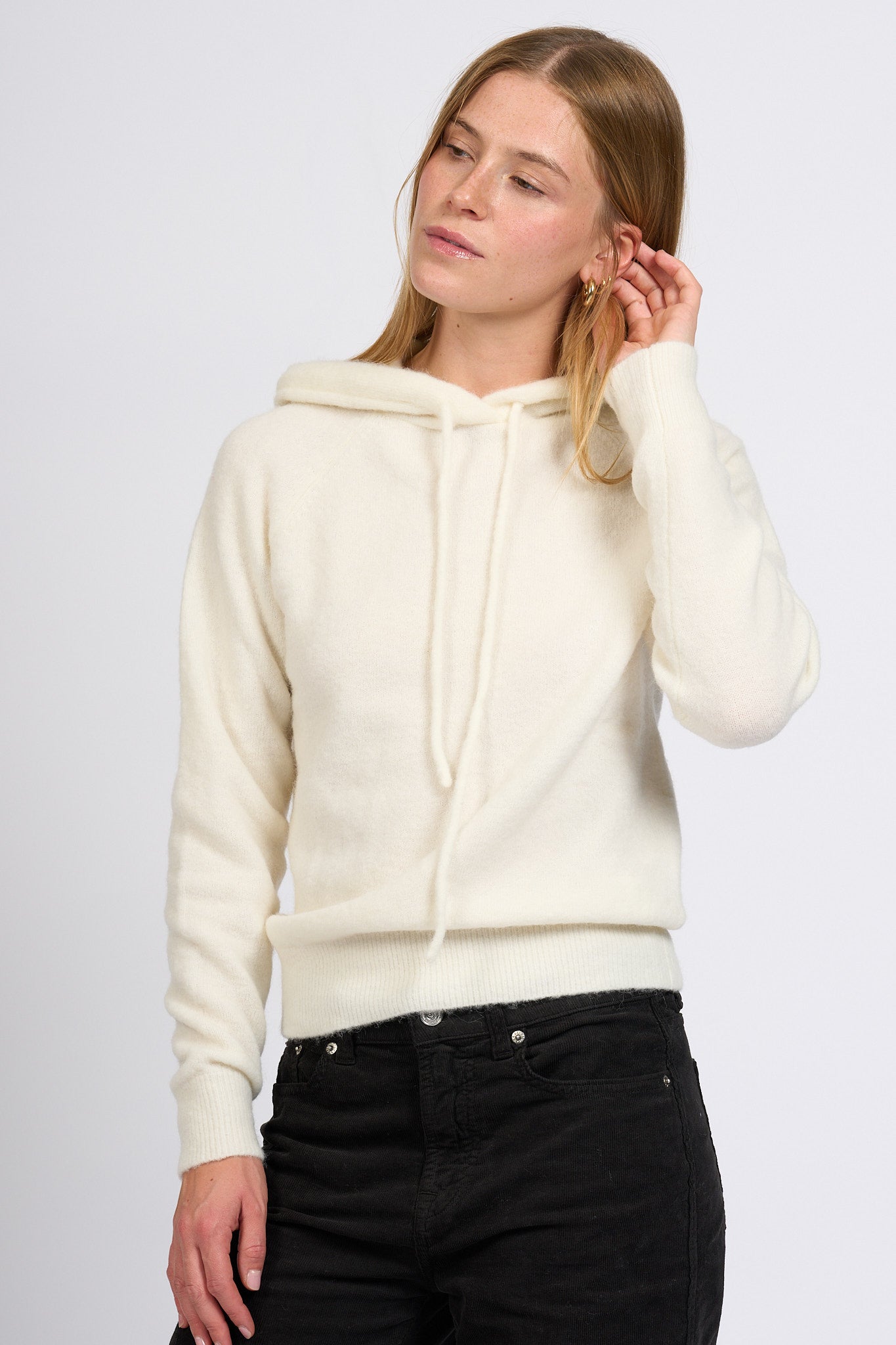 Mc2 saint barth Felpa Alpaca Bianco Donna-1