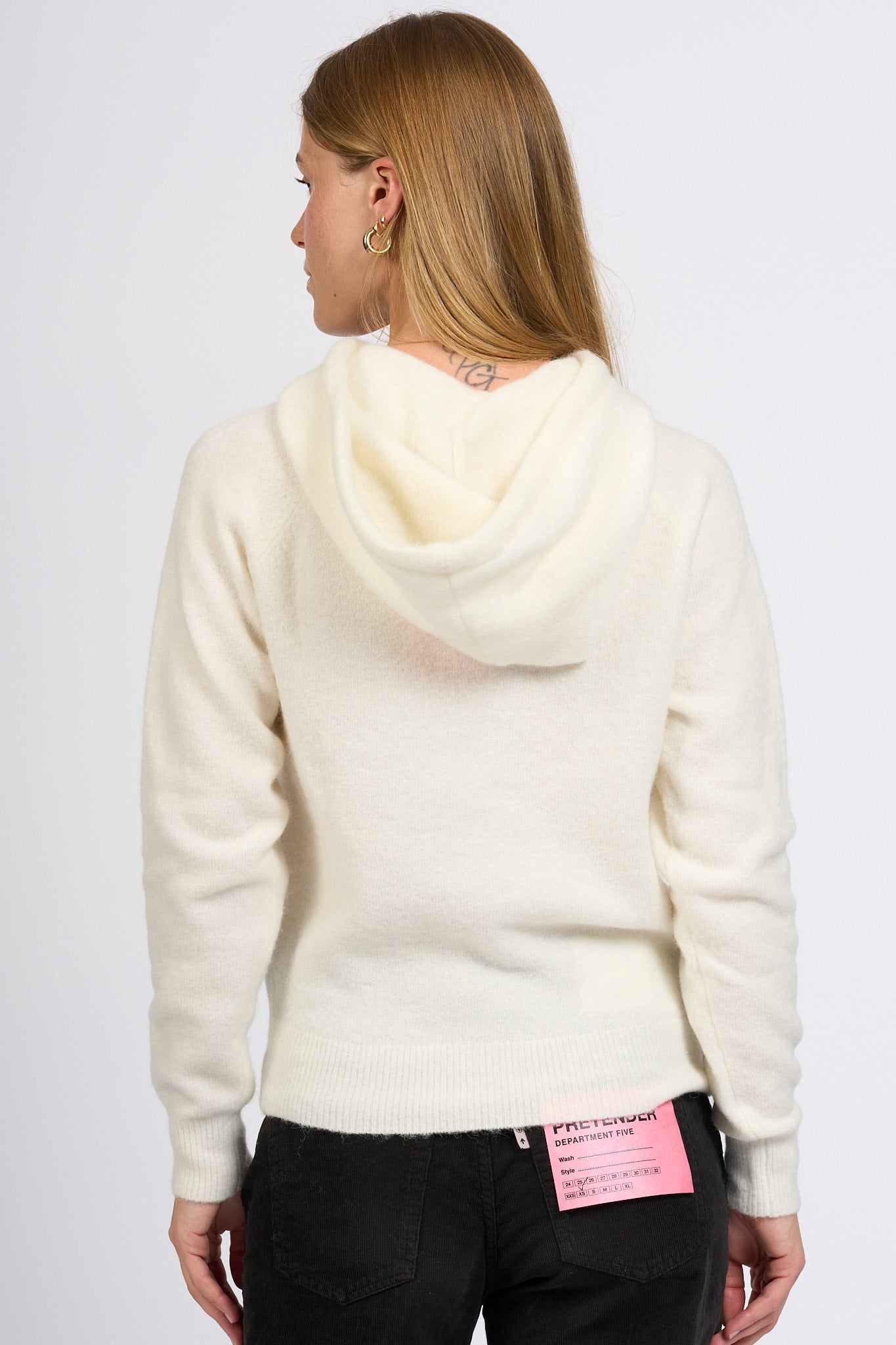 Mc2 saint barth Felpa Alpaca Bianco Donna-3