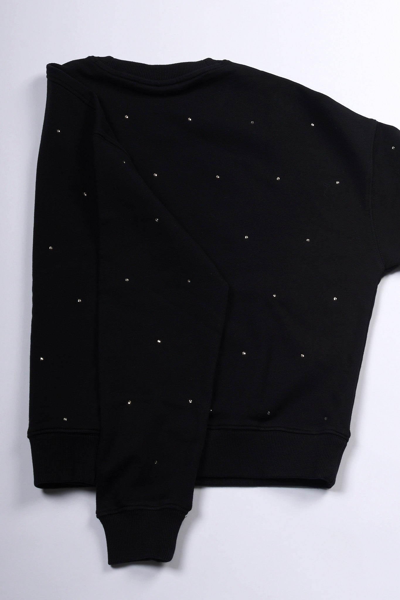 Mc2 saint barth Felpa Casey con Strass Nero Donna-8