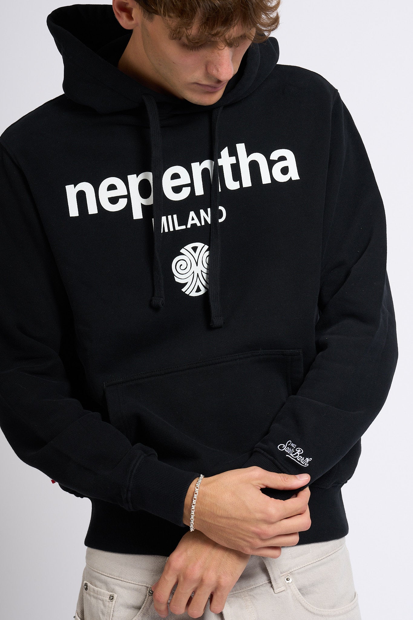 Mc2 saint barth Felpa Nepentha Nero Uomo-8