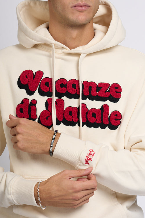 Mc2 saint barth Felpa Vacanze Natale Bianco Uomo