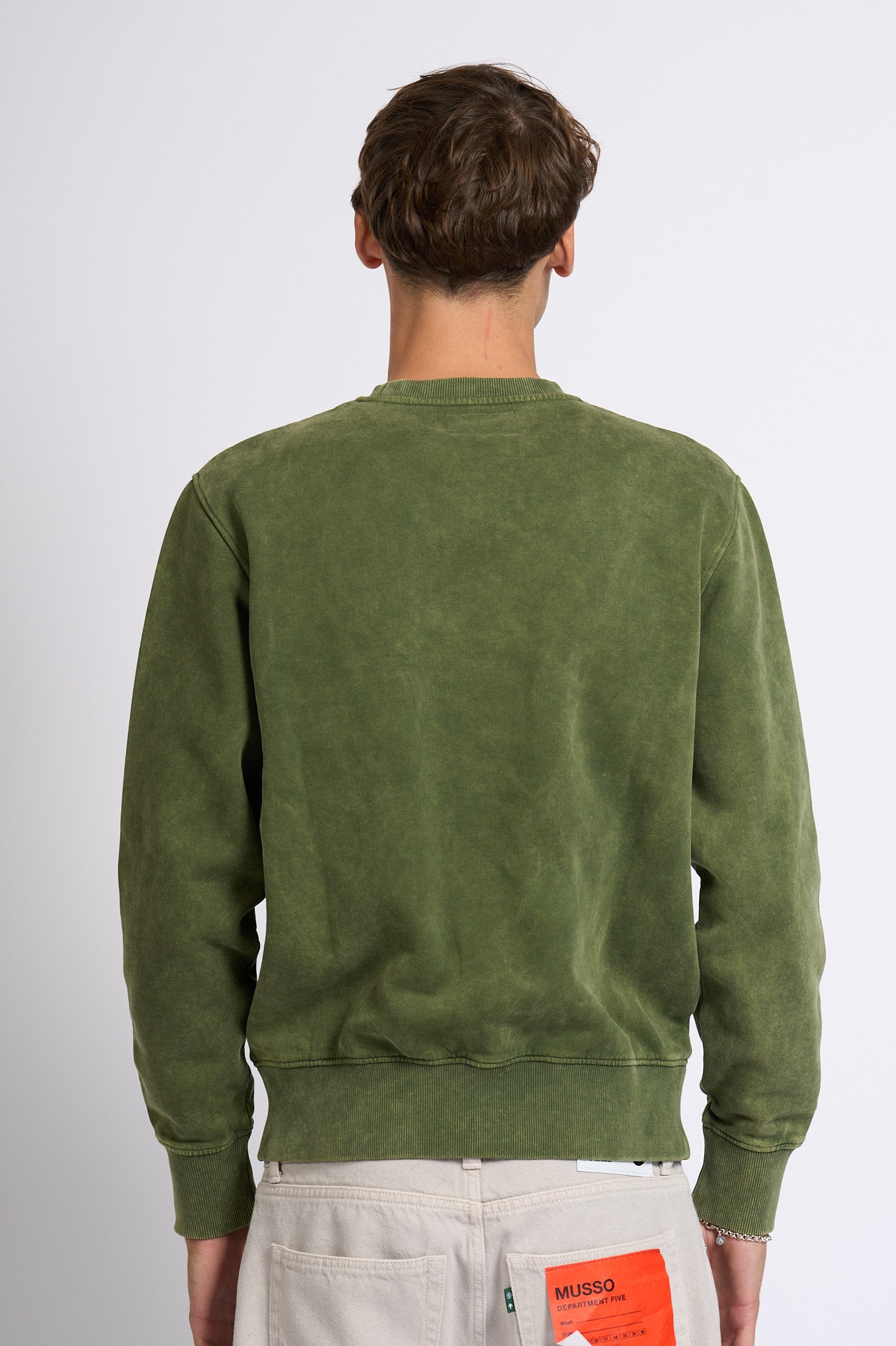 Mc2 saint barth Felpa Vintage Verde Uomo-3