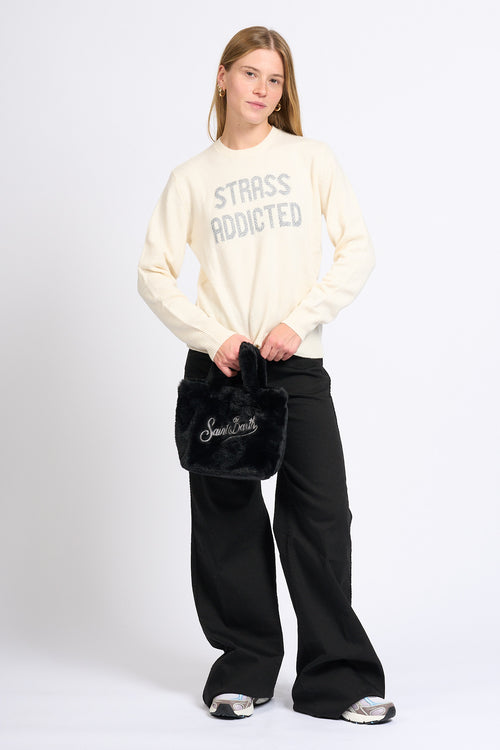Mc2 saint barth Maglia Addicted Bianco Donna-2