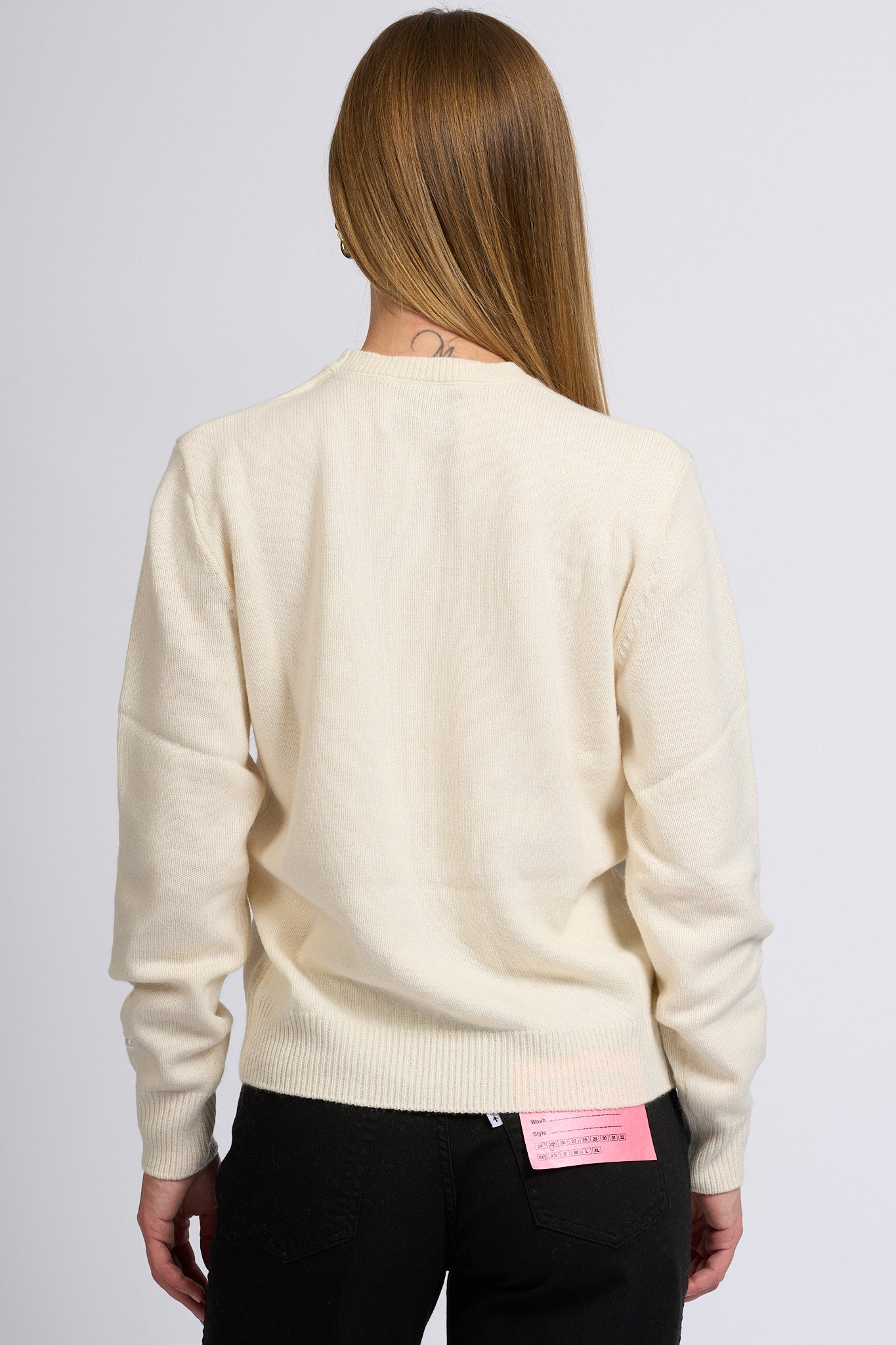 Mc2 saint barth Maglia Addicted Bianco Donna-3