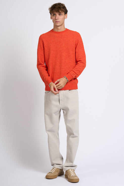 Mc2 saint barth Maglia Alpaca Arancione Uomo-2