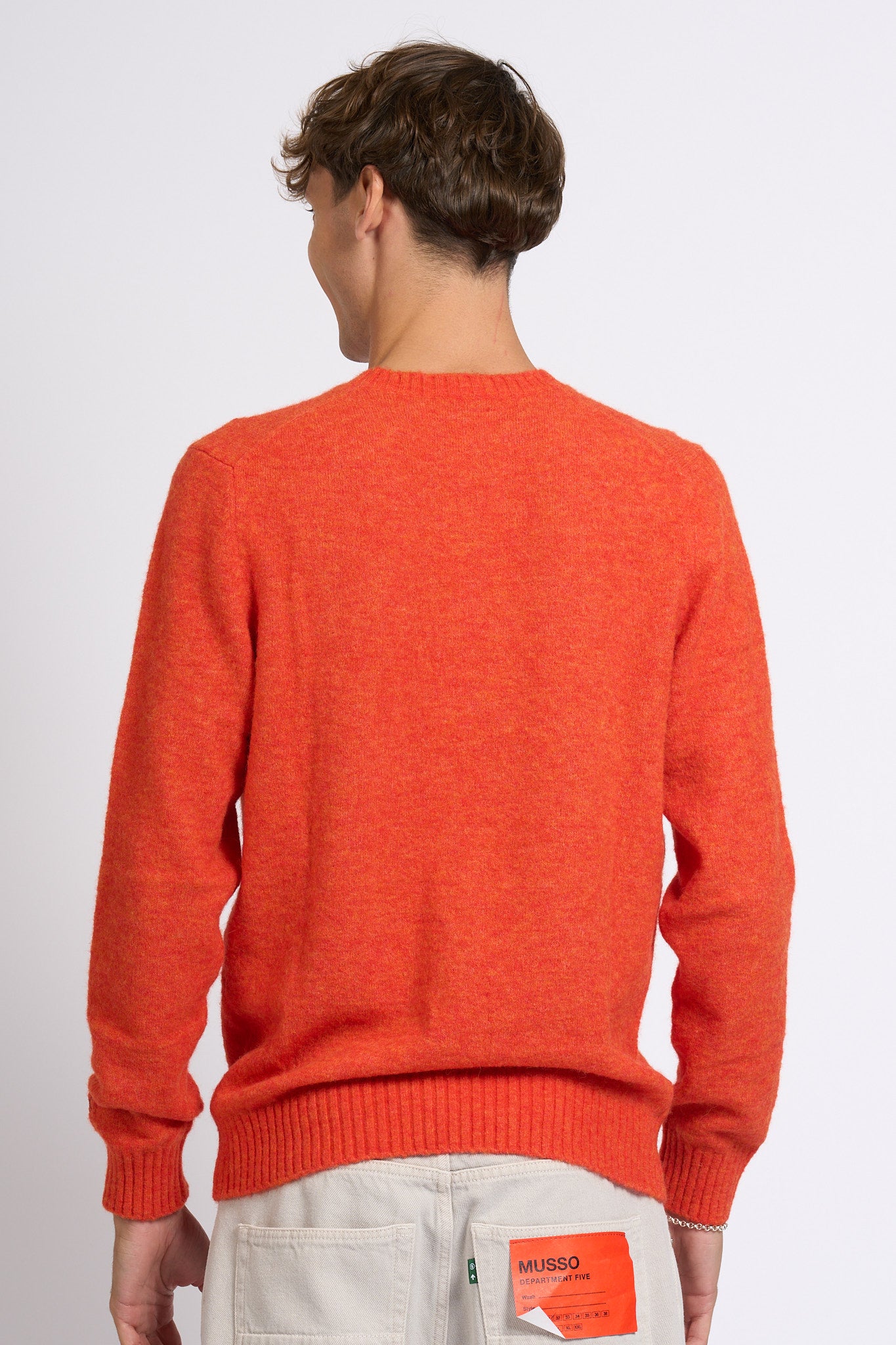Mc2 saint barth Maglia Alpaca Arancione Uomo-5