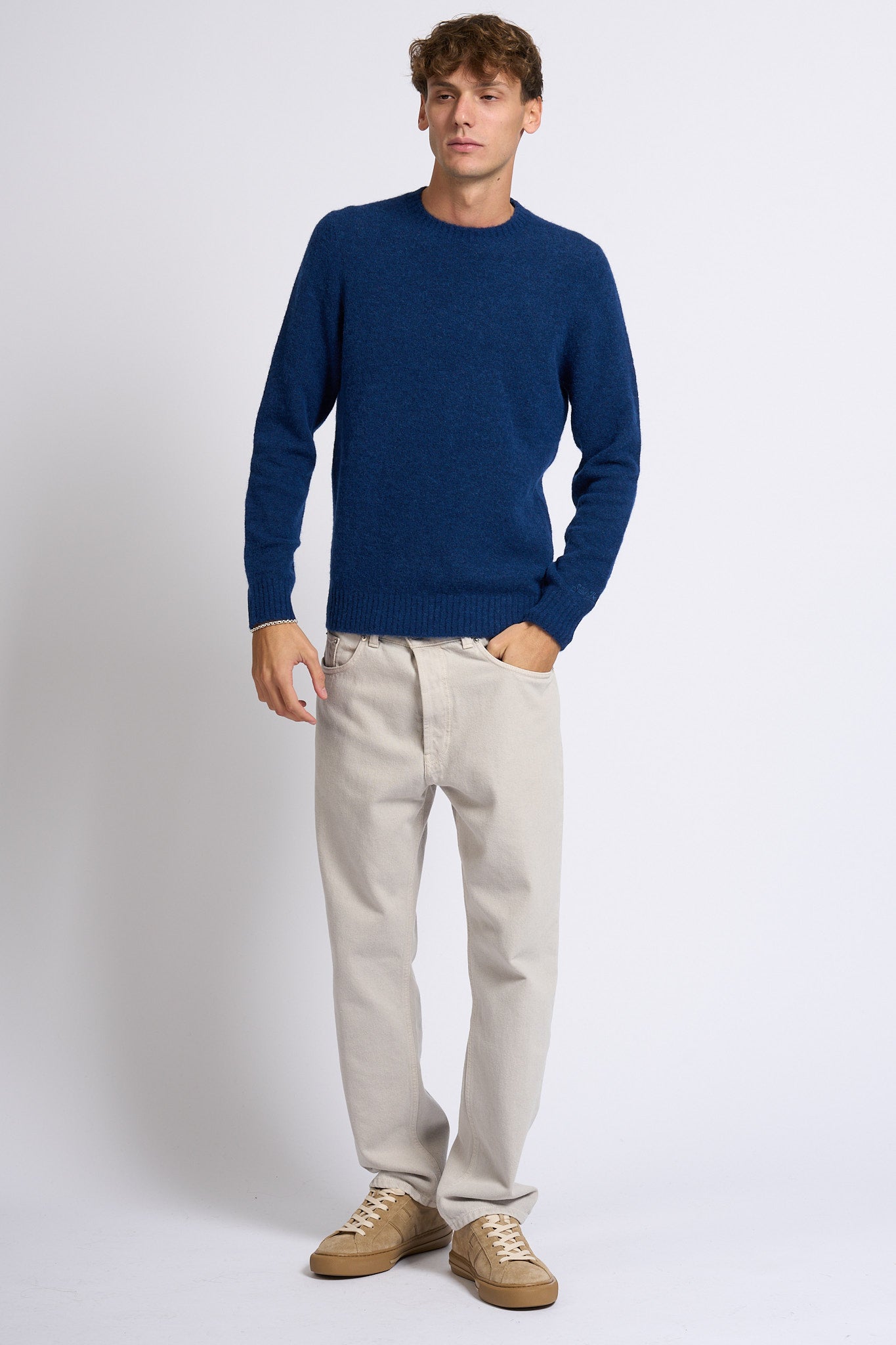 Mc2 saint barth Maglia Alpaca Blu navy Uomo-2