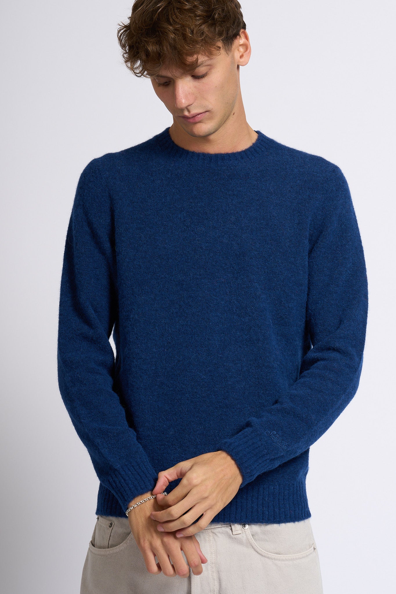 Mc2 saint barth Maglia Alpaca Blu navy Uomo-3