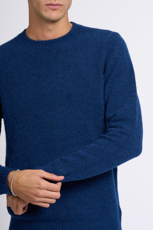 Mc2 saint barth Maglia Alpaca Blu navy Uomo
