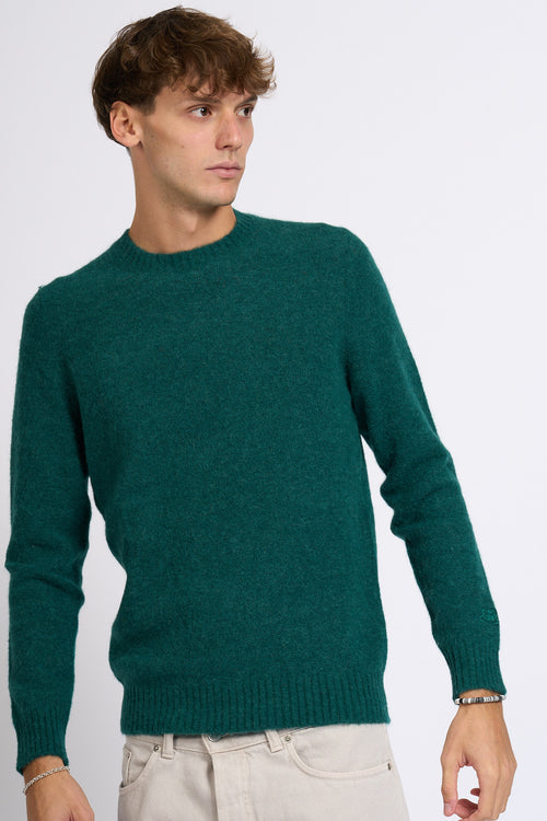 Mc2 saint barth Maglia Alpaca Verde Uomo-2