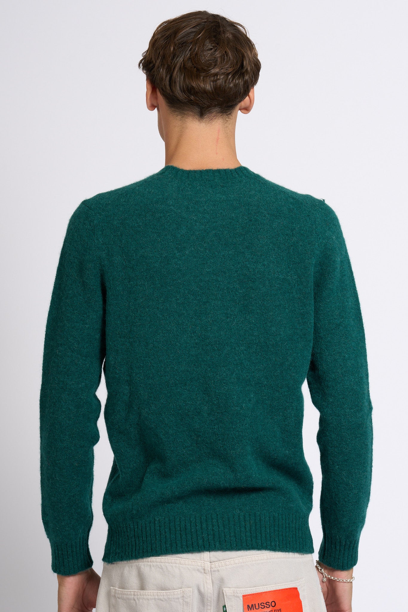 Mc2 saint barth Maglia Alpaca Verde Uomo-5