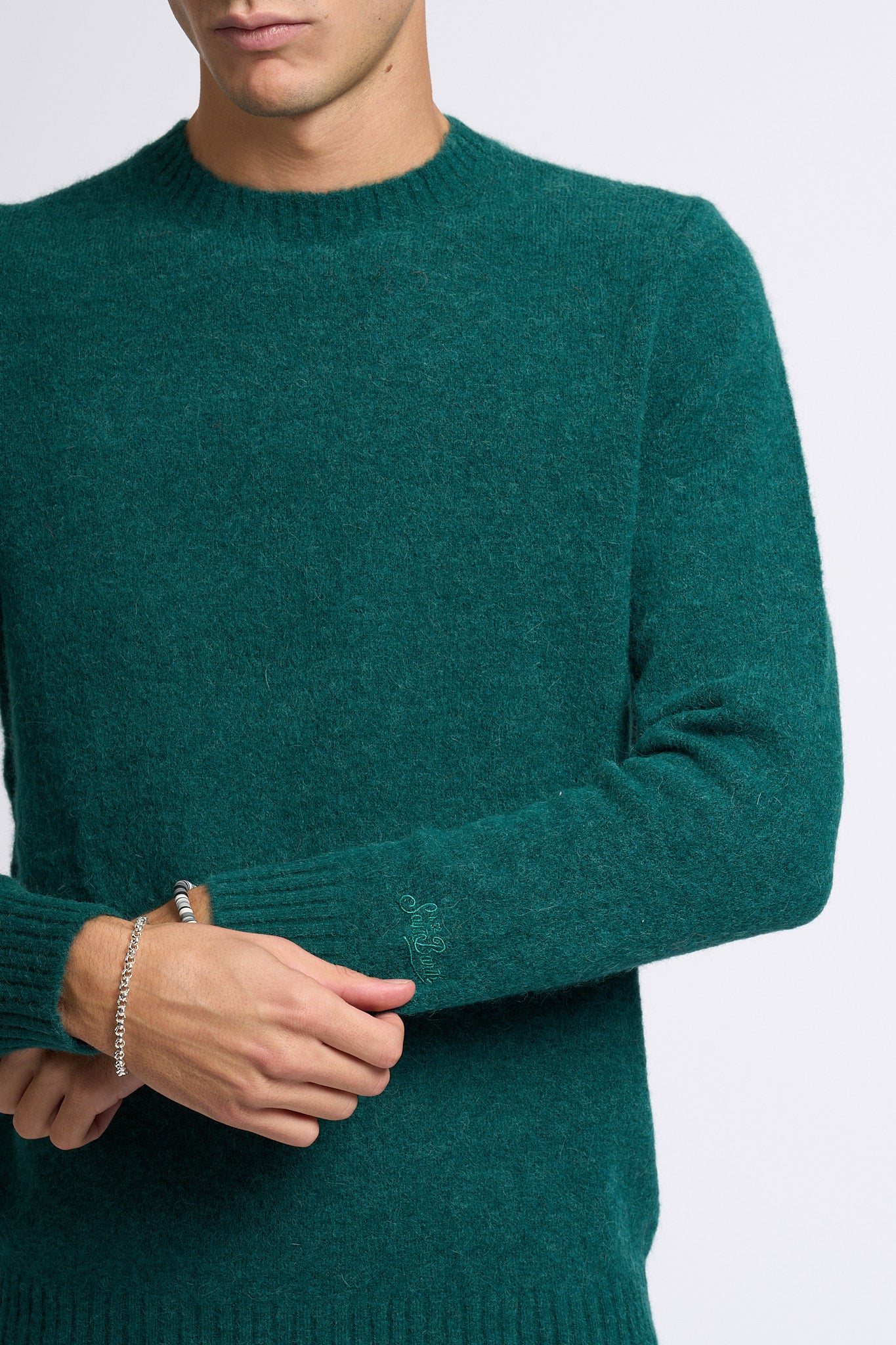 Mc2 saint barth Maglia Alpaca Verde Uomo-6