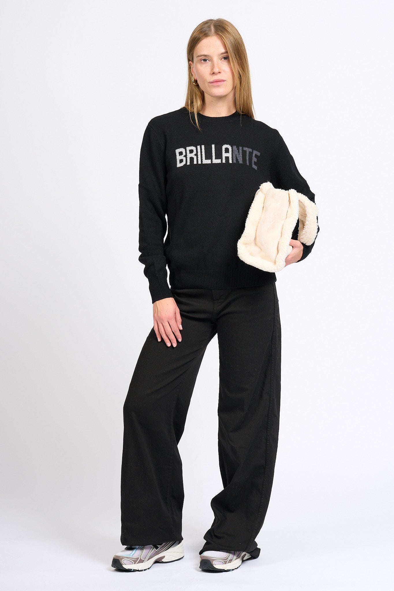 Mc2 saint barth Maglia Blillante Nero Donna-7