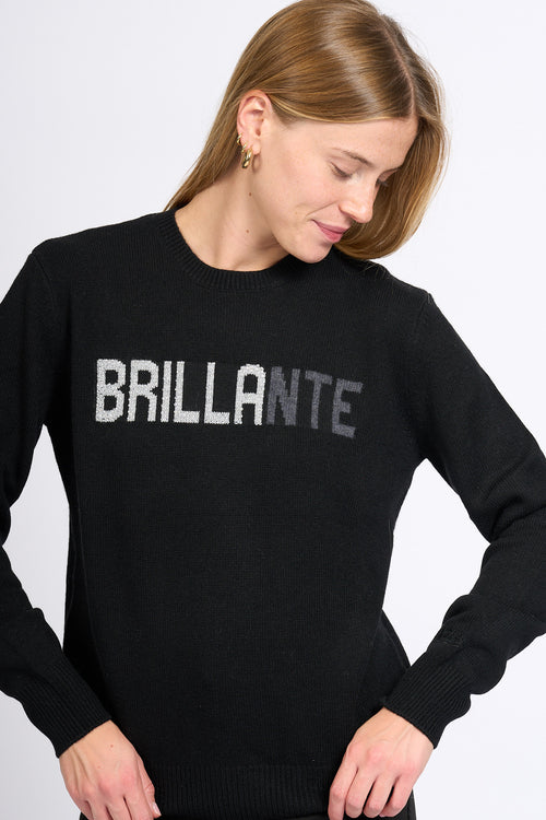 Mc2 saint barth Maglia Blillante Nero Donna