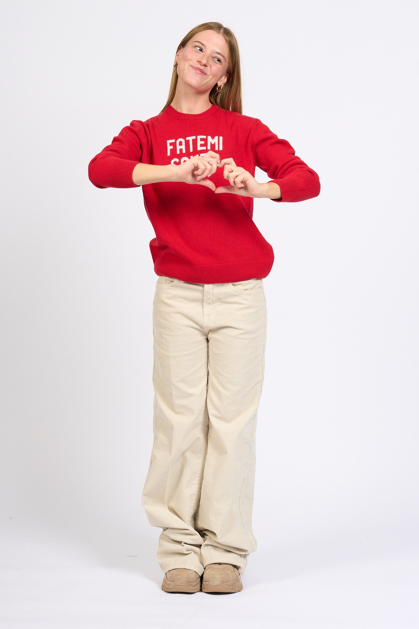 Mc2 saint barth Maglia Fatemi Santa Rosso Donna-3