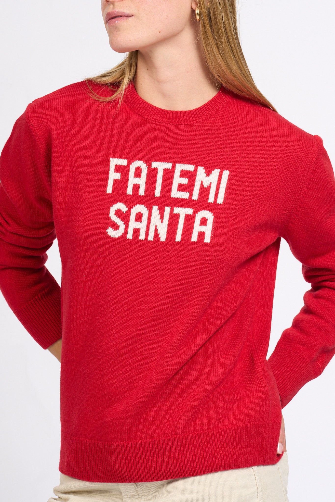 Mc2 saint barth Maglia Fatemi Santa Rosso Donna-2