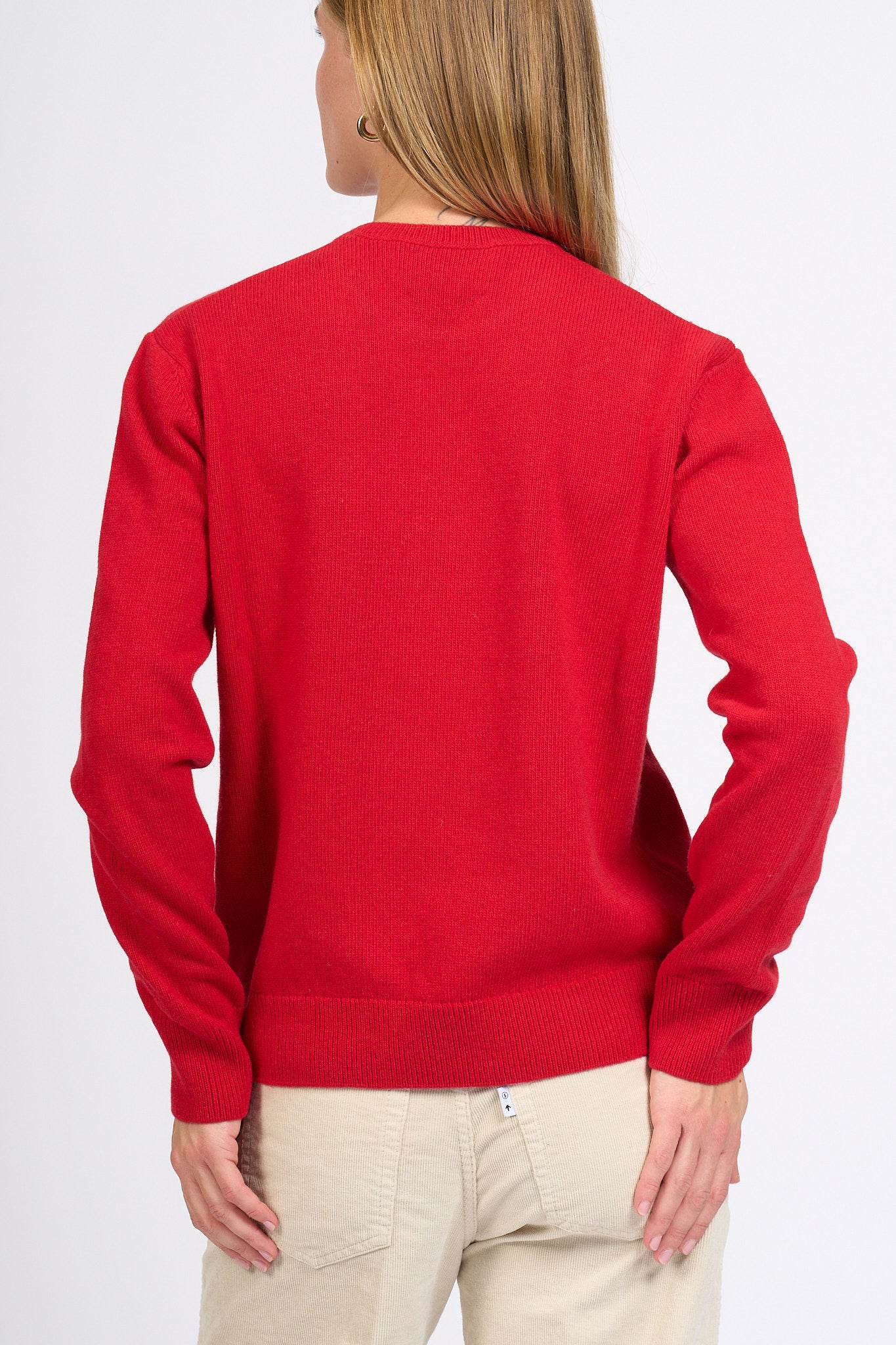Mc2 saint barth Maglia Fatemi Santa Rosso Donna-5