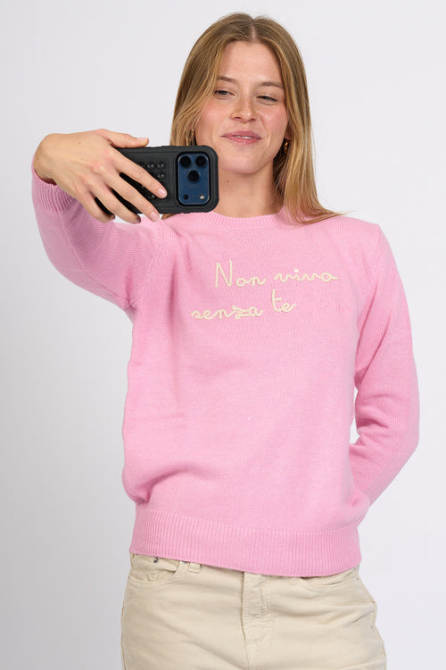 Mc2 saint barth Maglia Senza Telefono Rosa Donna