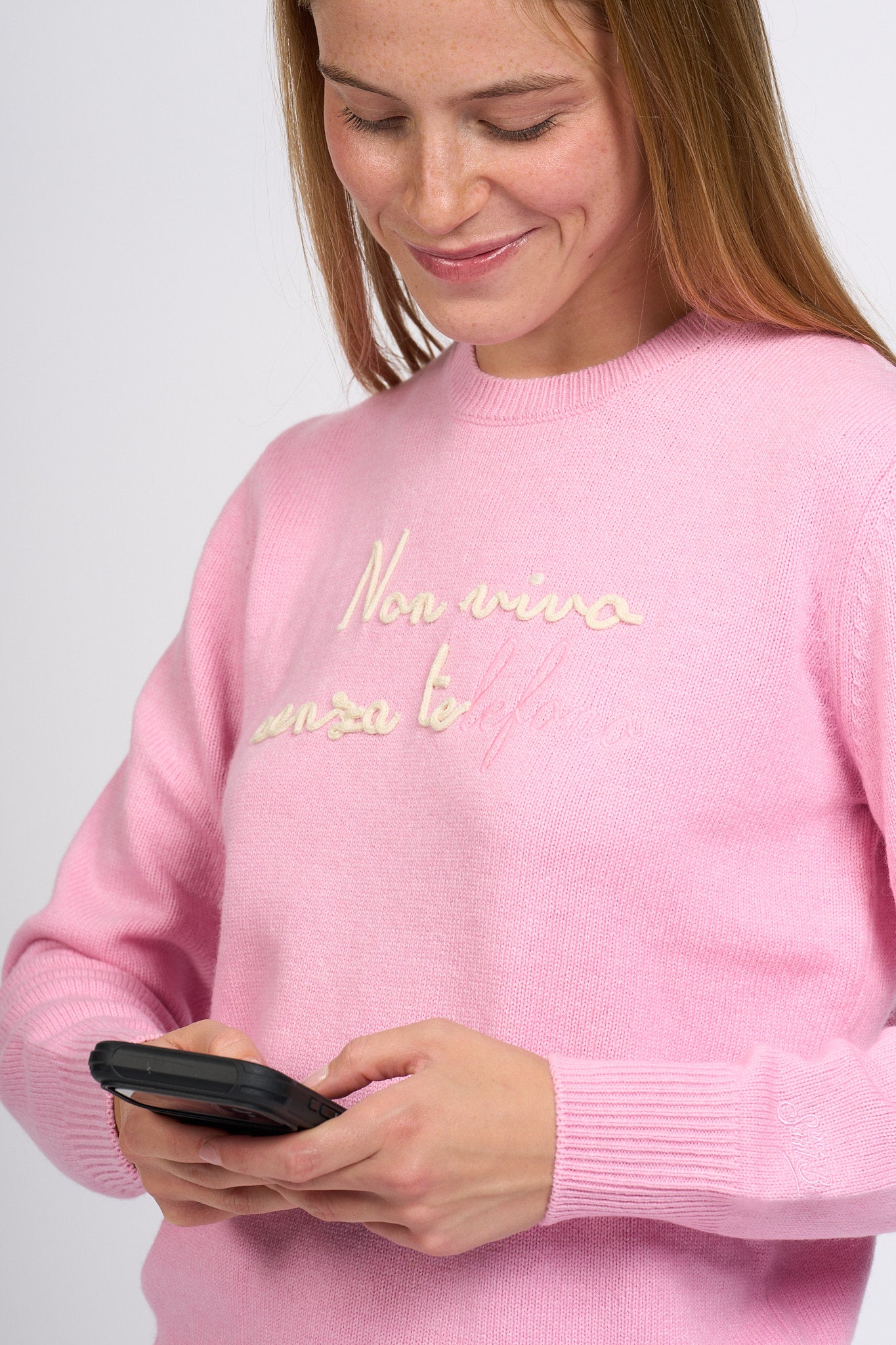 Mc2 saint barth Maglia Senza Telefono Rosa Donna-6