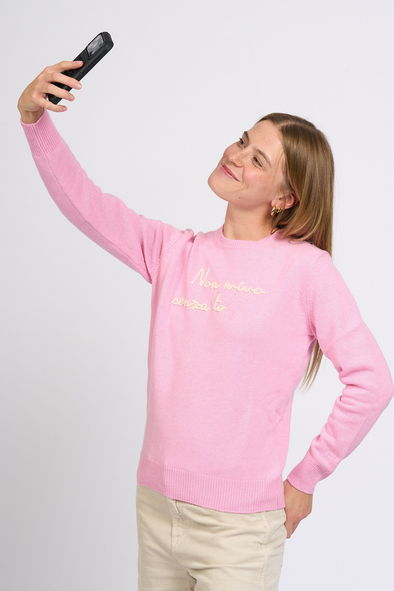 Mc2 saint barth Maglia Senza Telefono Rosa Donna-7