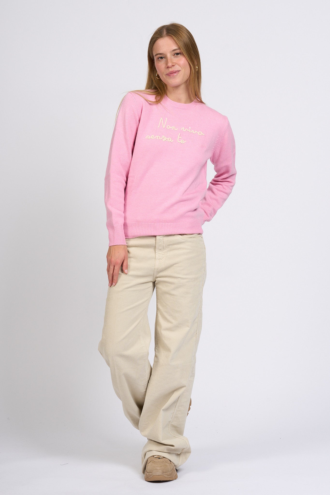 Mc2 saint barth Maglia Senza Telefono Rosa Donna-3