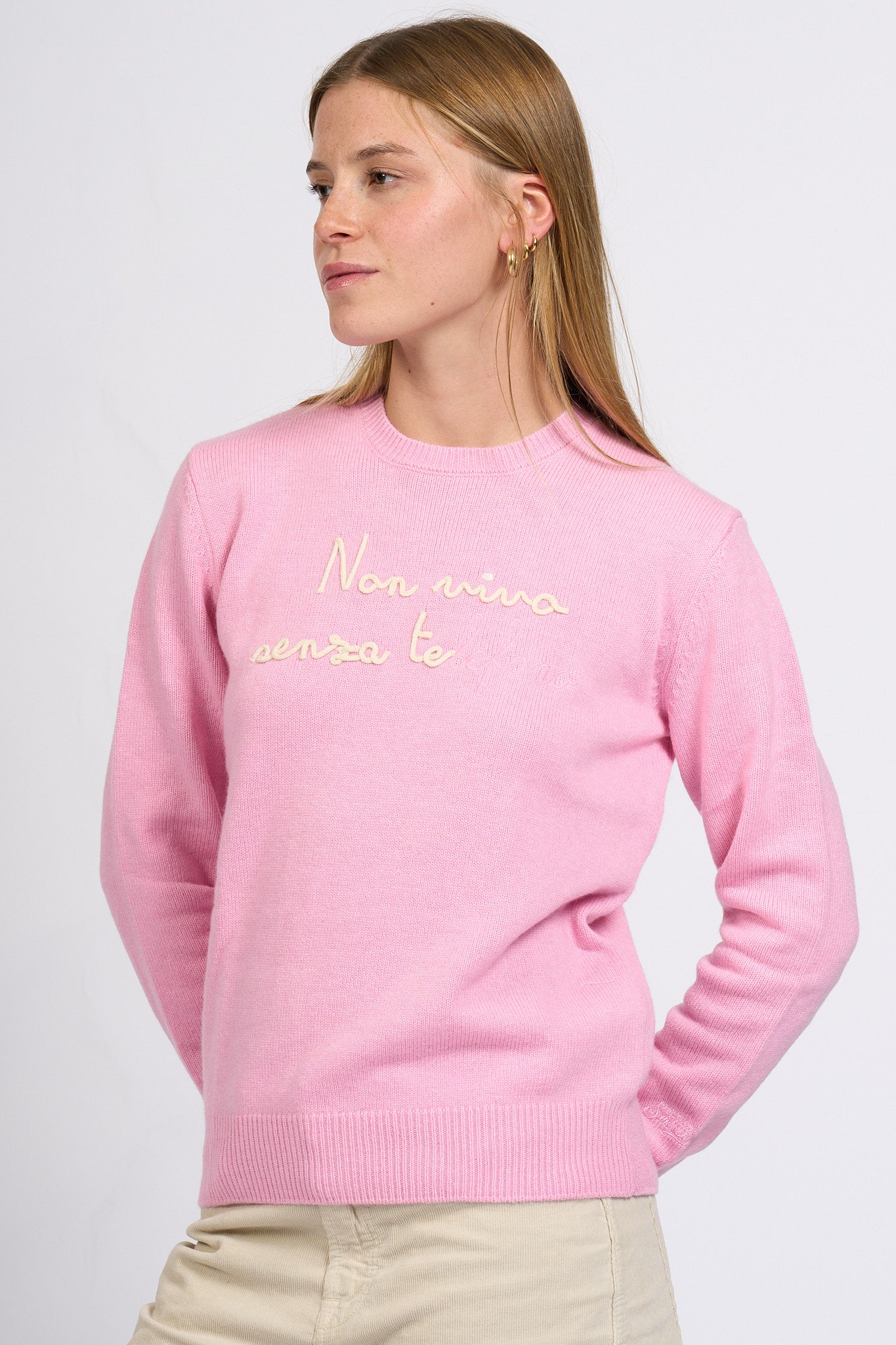 Mc2 saint barth Maglia Senza Telefono Rosa Donna-4