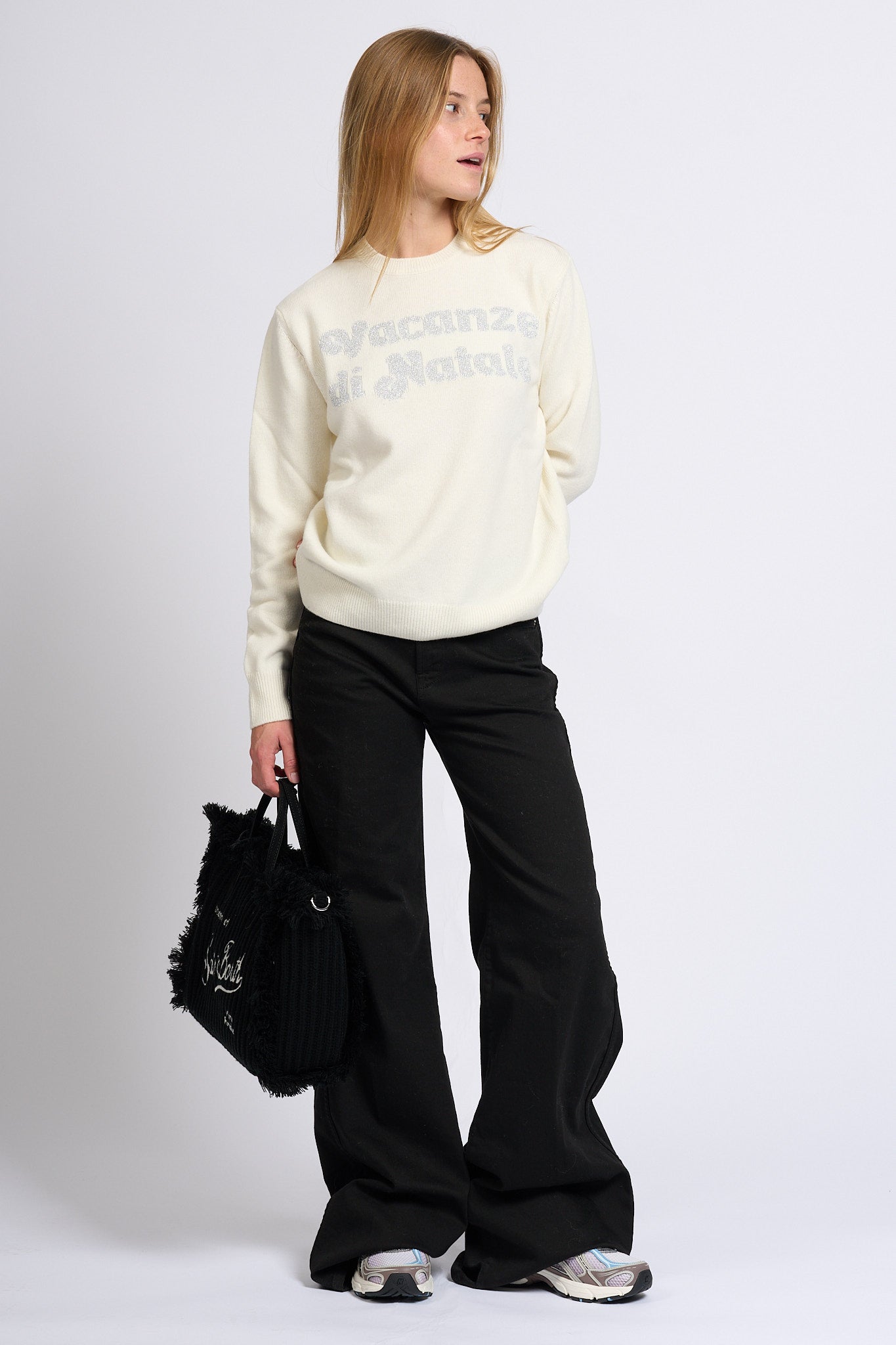 Mc2 saint barth Maglia Vacanze Natale Bianco Donna-3