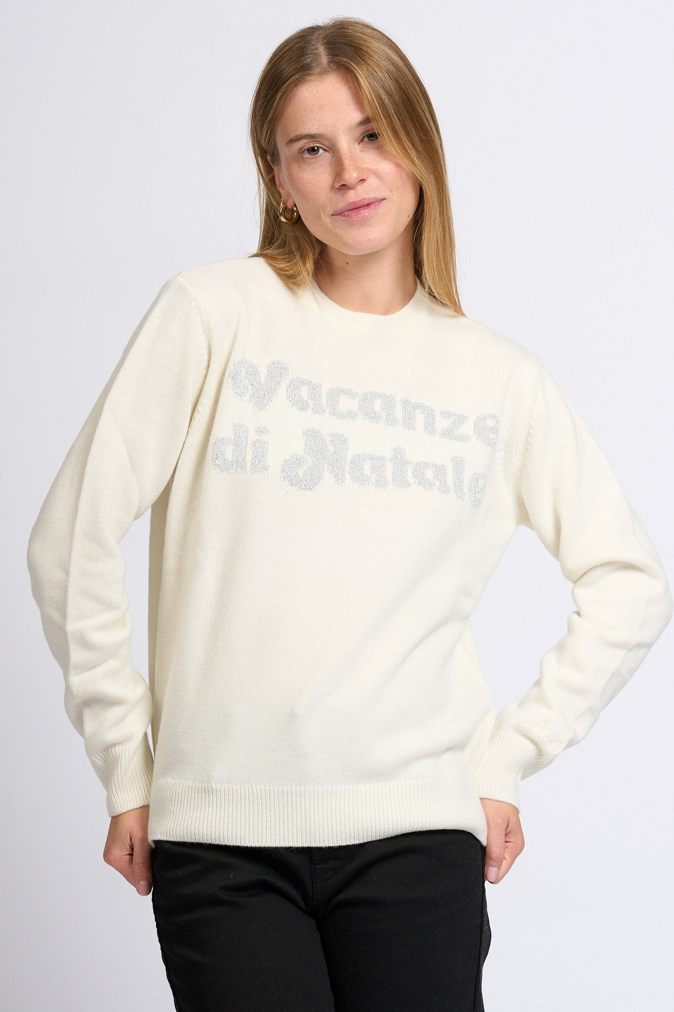 Mc2 saint barth Maglia Vacanze Natale Bianco Donna-4
