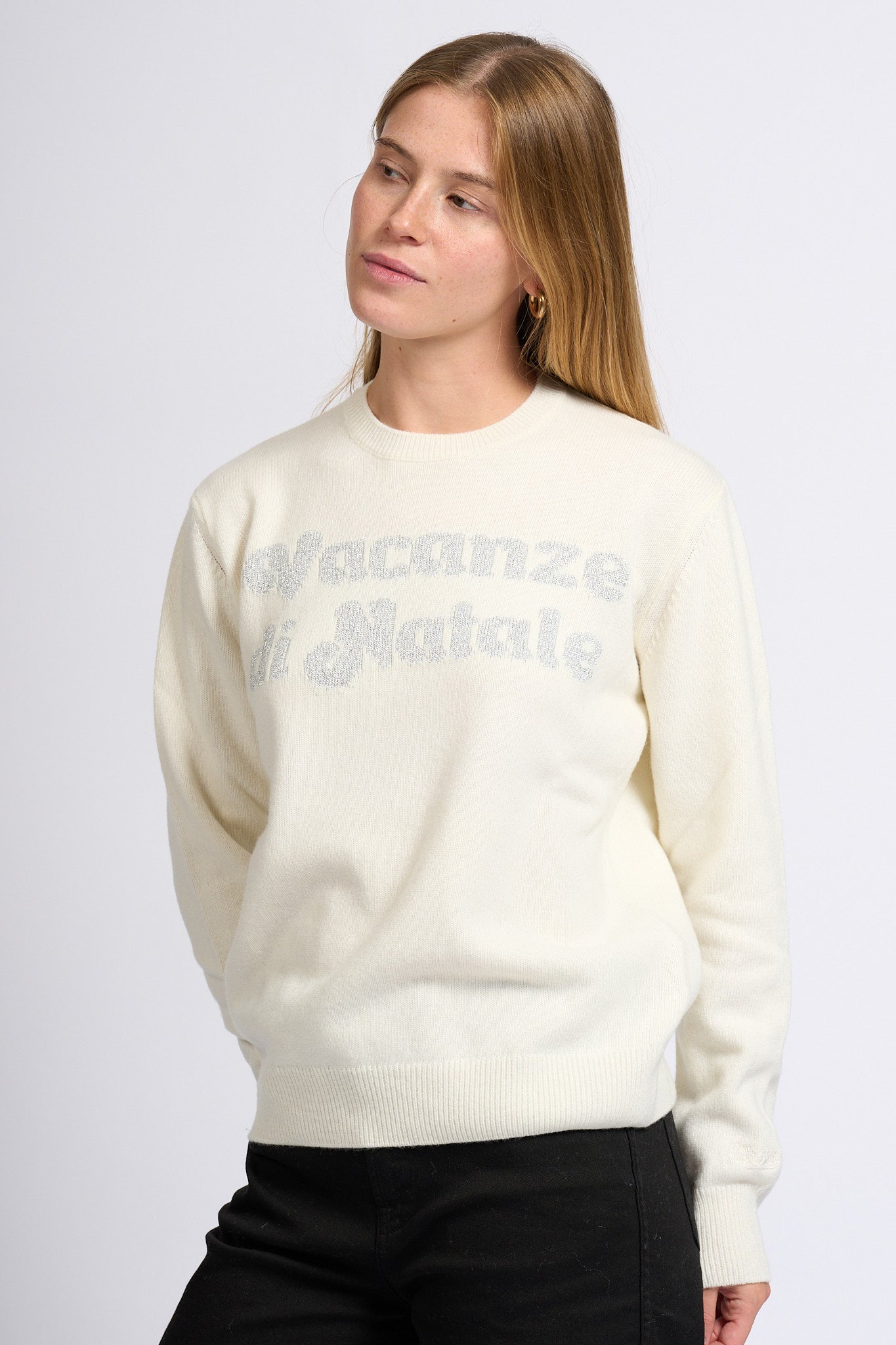 Mc2 saint barth Maglia Vacanze Natale Bianco Donna-5