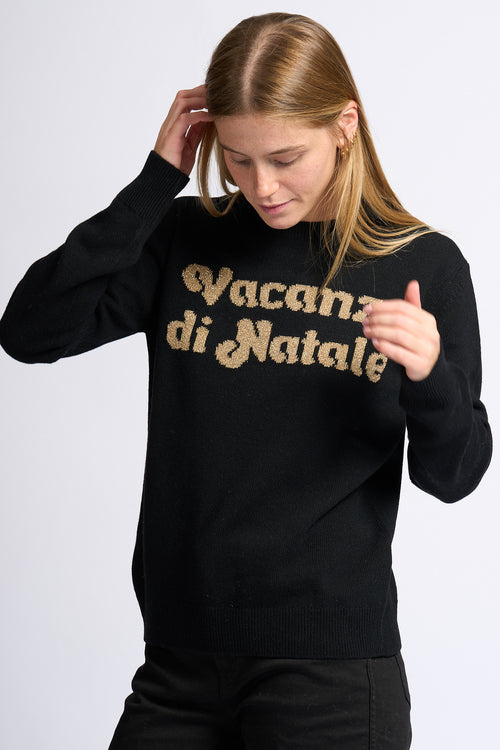 Mc2 saint barth Maglia Vacanze Natale Nero Donna
