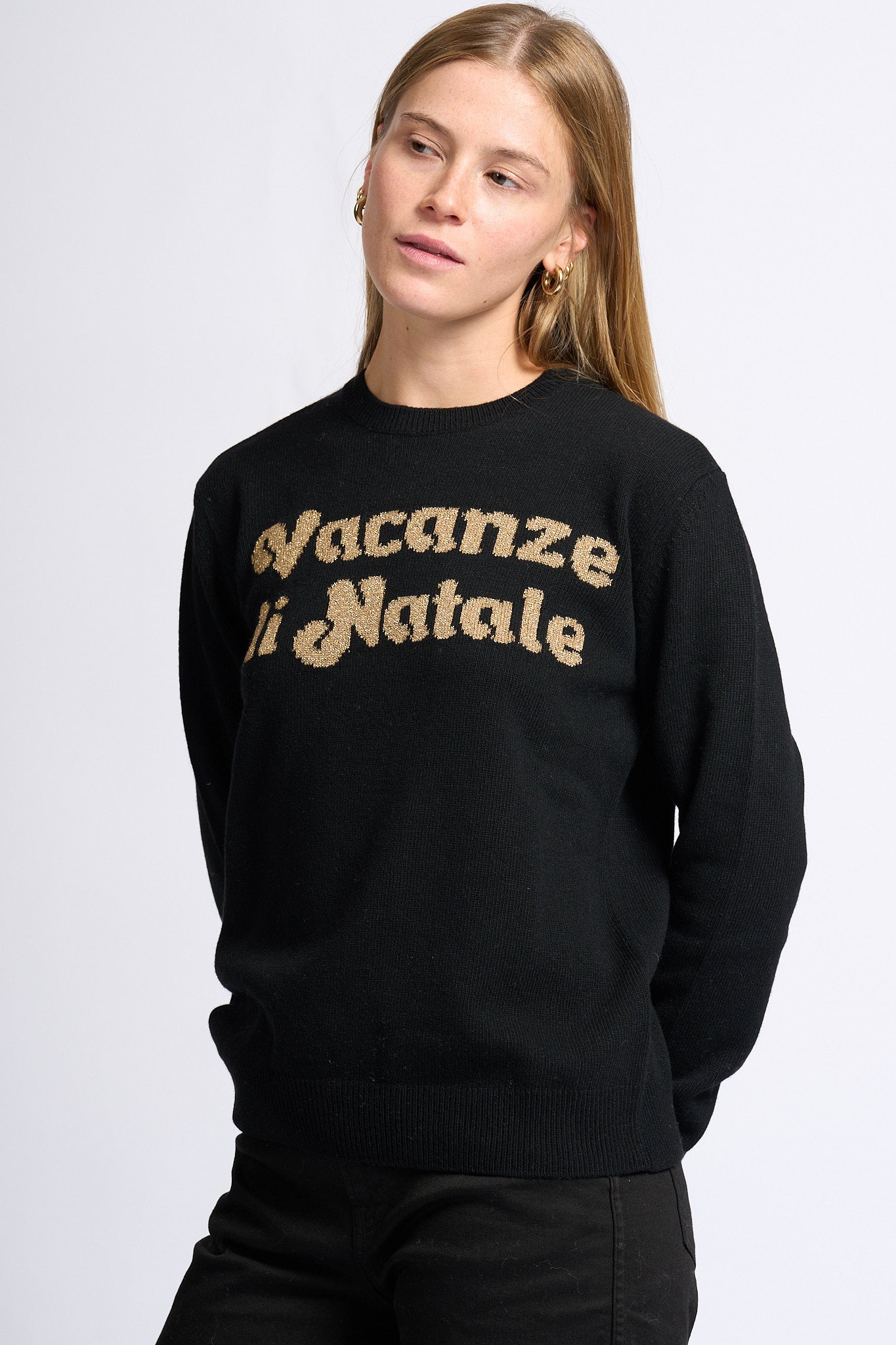 Mc2 saint barth Maglia Vacanze Natale Nero Donna-6