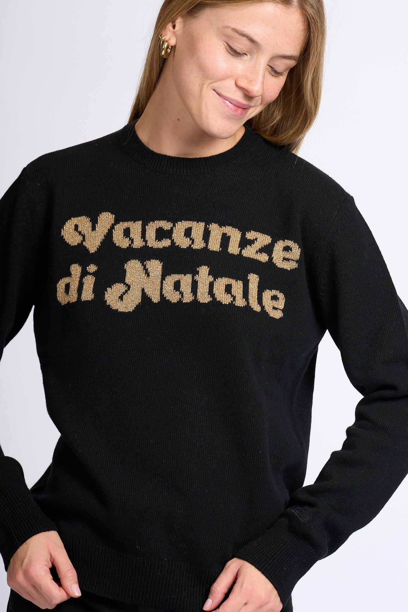 Mc2 saint barth Maglia Vacanze Natale Nero Donna-7