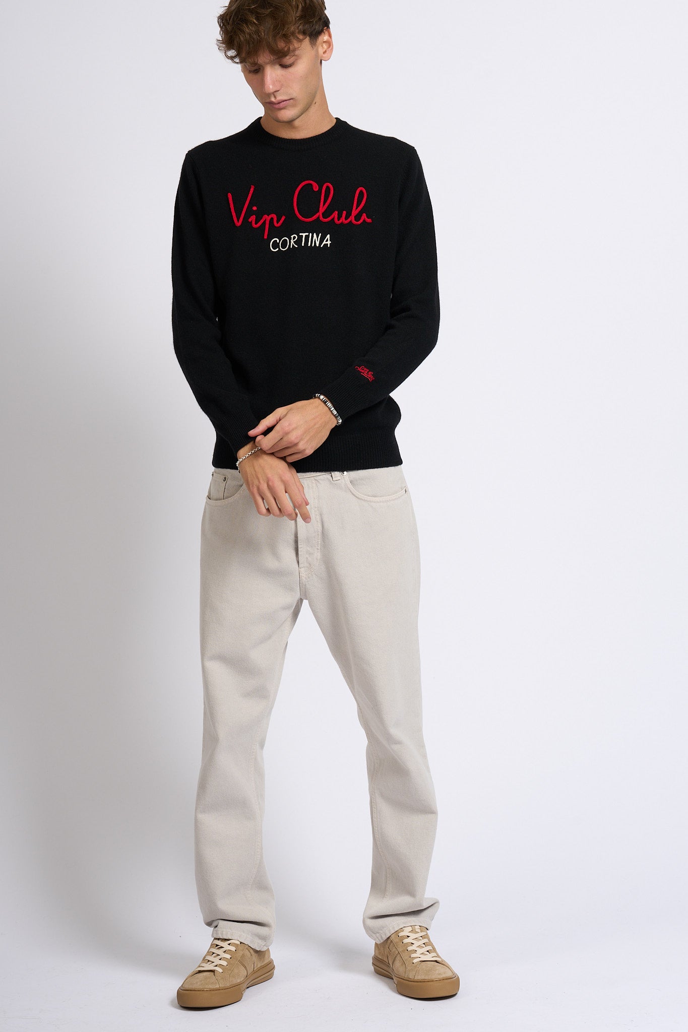 Mc2 saint barth Maglia Vacanze Vip Nero Uomo-2