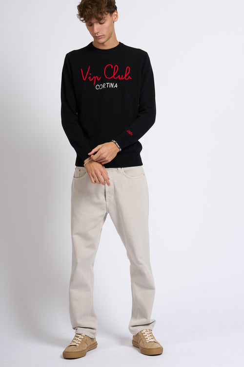Mc2 saint barth Maglia Vacanze Vip Nero Uomo-2