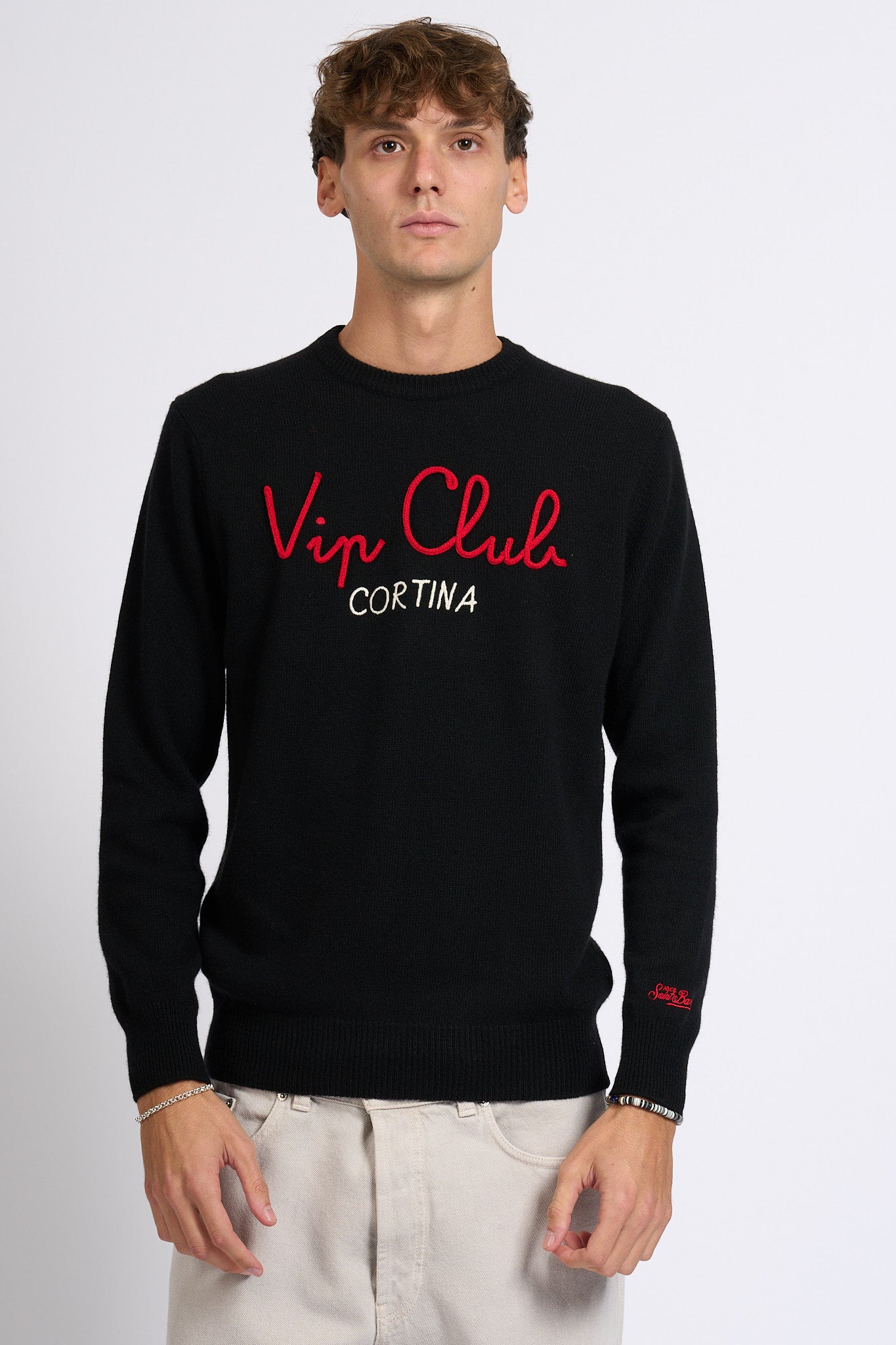 Mc2 saint barth Maglia Vacanze Vip Nero Uomo-3